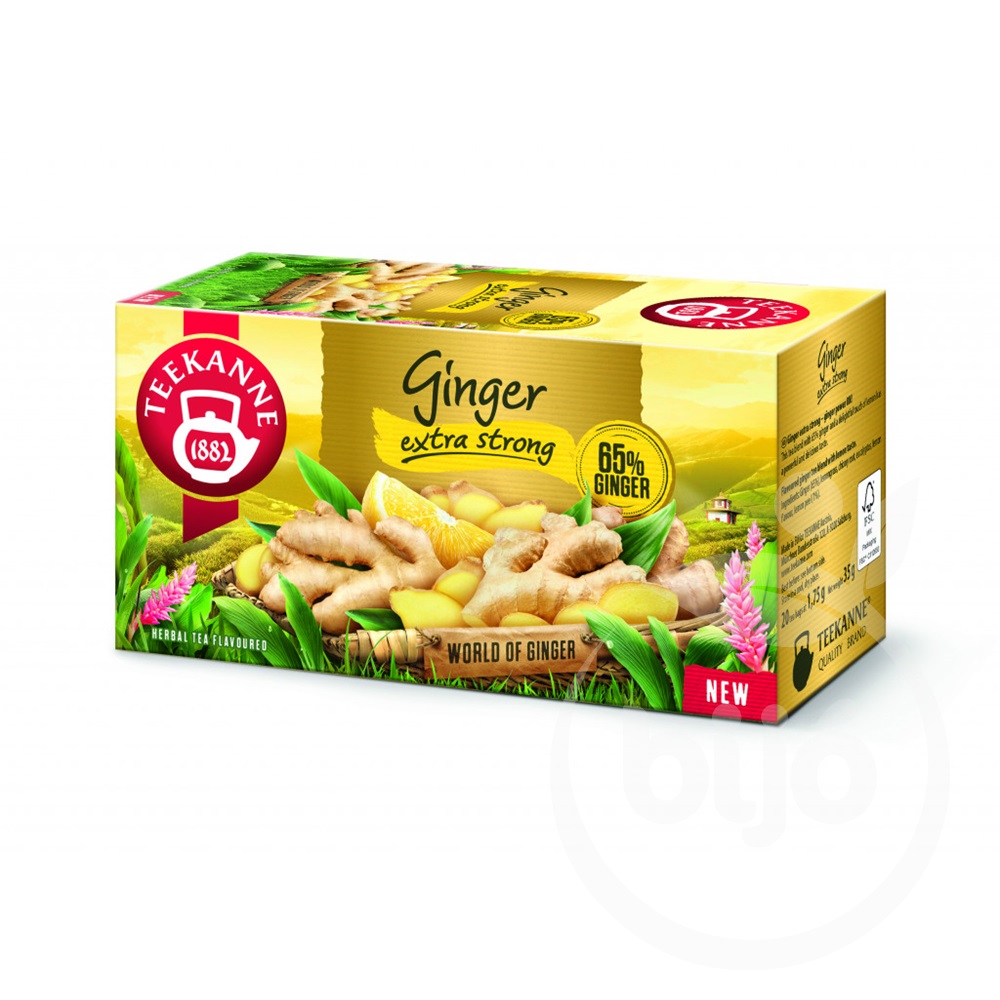 Teekanne Ginger Extra Strong Citrom Izu Gyomber Tea 35 G I184520
