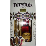 Fütyülős Mézes Fekete Cseresznye pálinka 0,5 DD+pohár