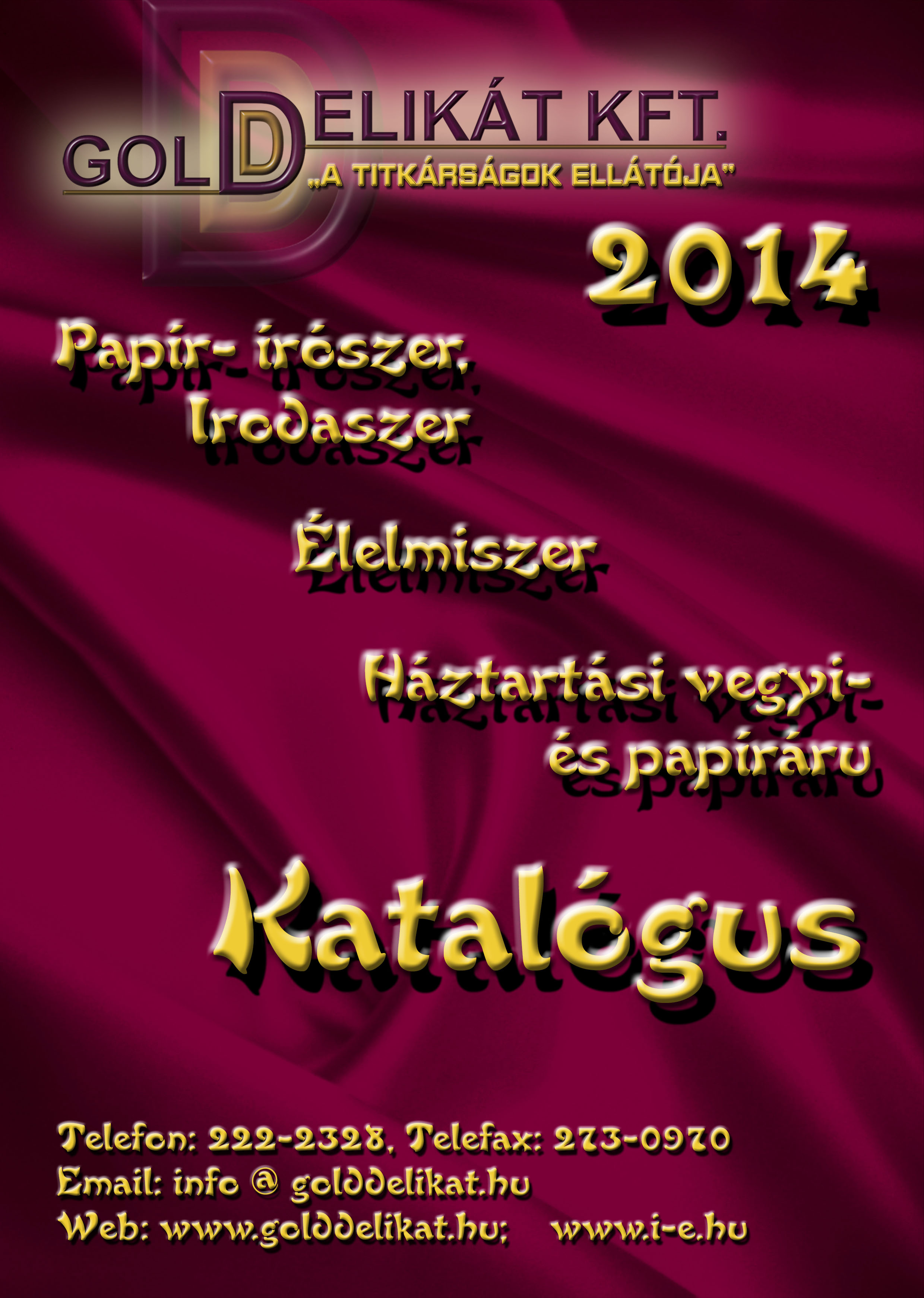 Katalógus 2014 Katalógus 2014