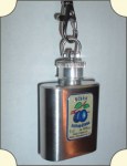 Békési Pálinka mini fém flaskában 0,03cl.